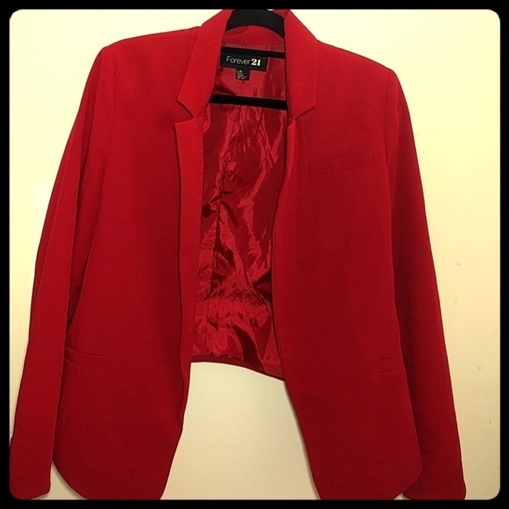 Forever 21 Red Blazer